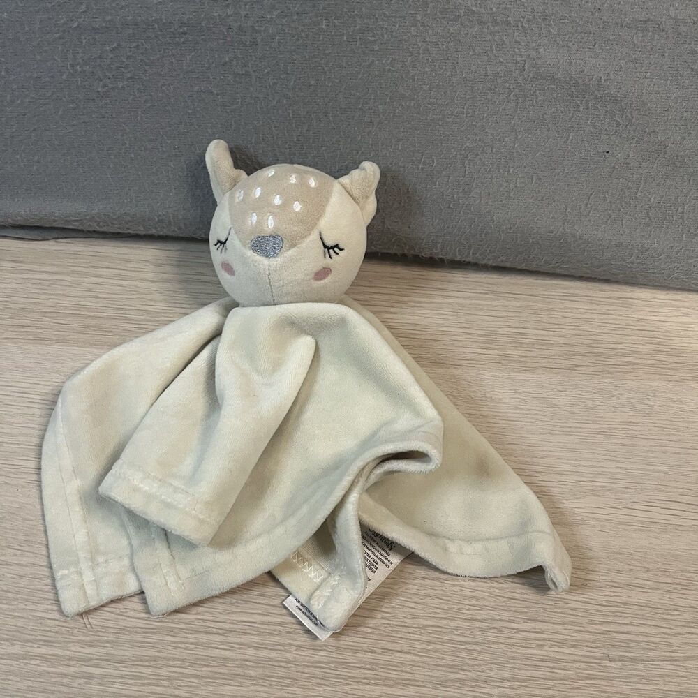Baby Essentials Deer Fawn Beige Security Lovey Blanket Baby Soft Toy
